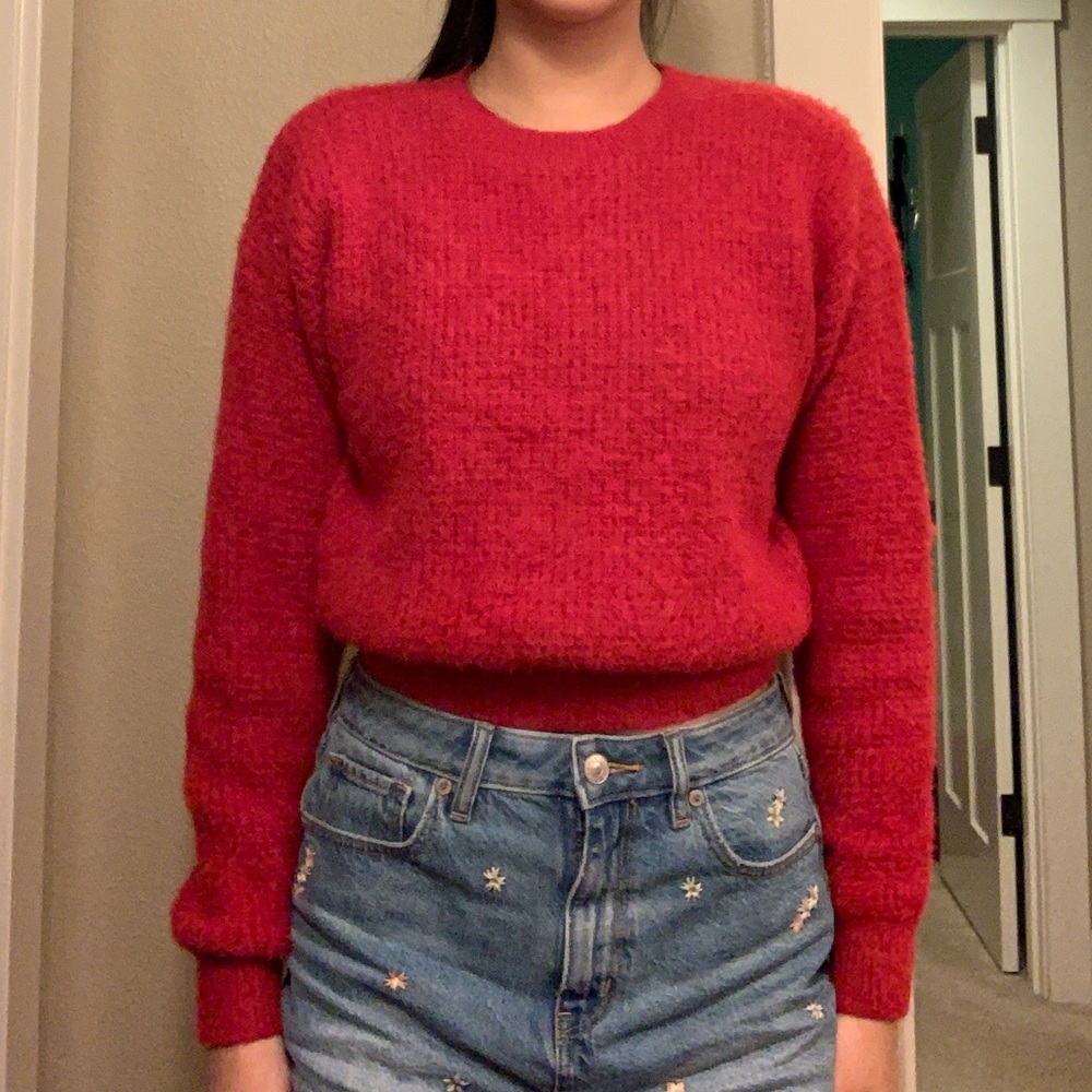 Red forever 21 sweater